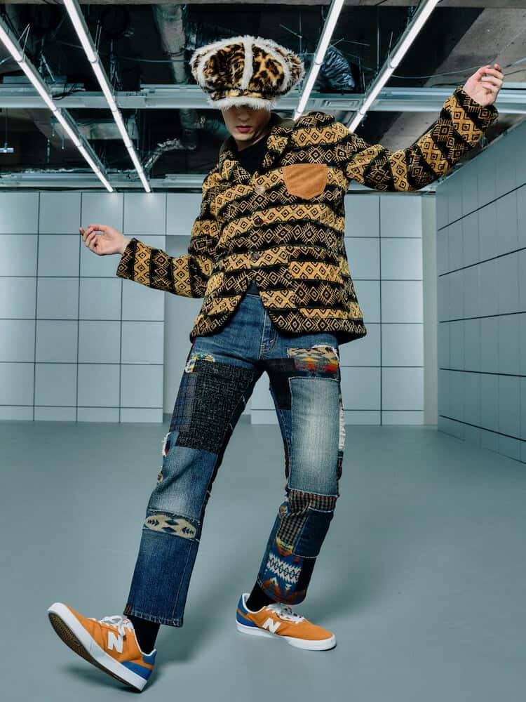AD2004 JUNYA WATANABE MAN ポロシャツ M JUNYA WATANABE MAN/ジュンヤワタナベマン】綿エステルラッセル